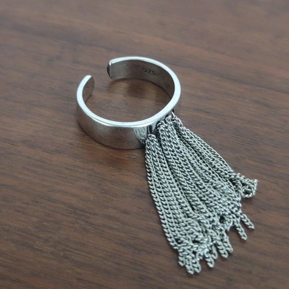 Women's Sterling Silver Ring adjustable